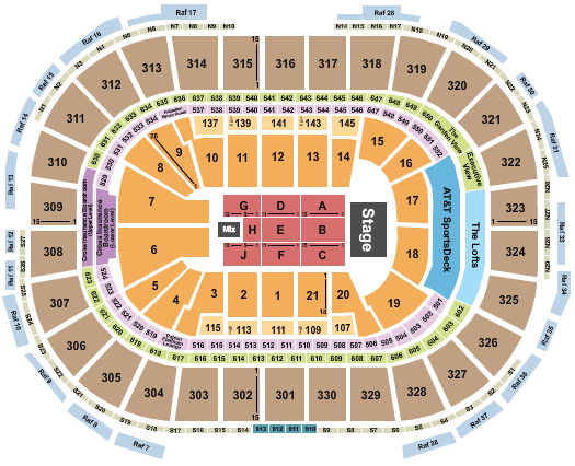 TD Garden Adam Sandler Seating Chart